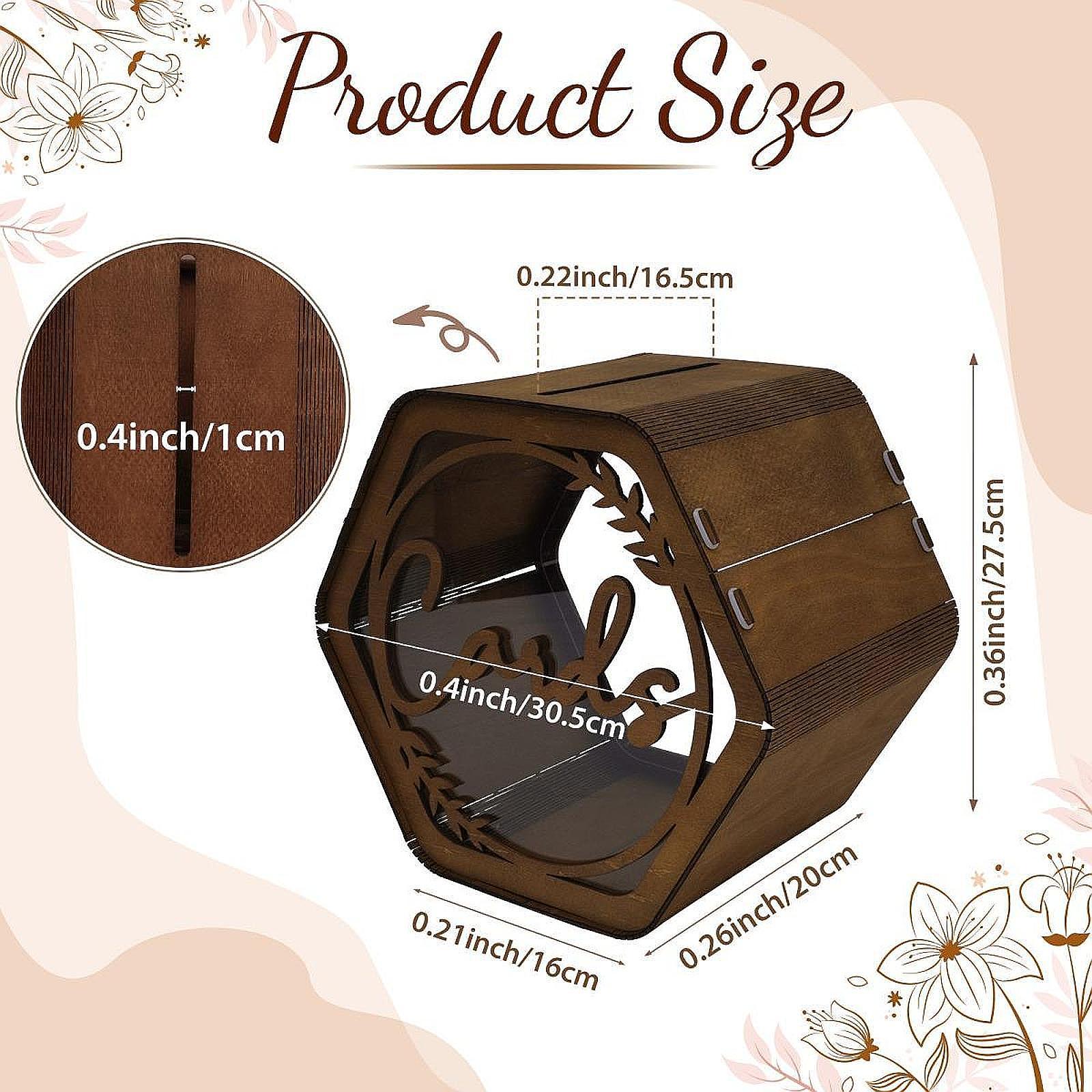 Wedding Card Box - Kotak Kartu Undangan Pernikahan dengan Slot