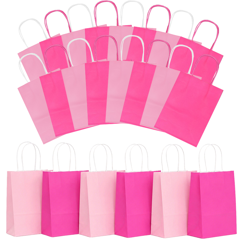 Wedding Supply Shops - 12 Buah Tas Belanja Kertas Kraft