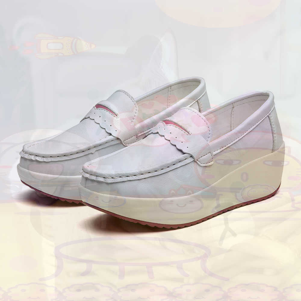 Wholesale Wedding Supply Store - Plataform Sepatu Kets Merah Muda Musim
