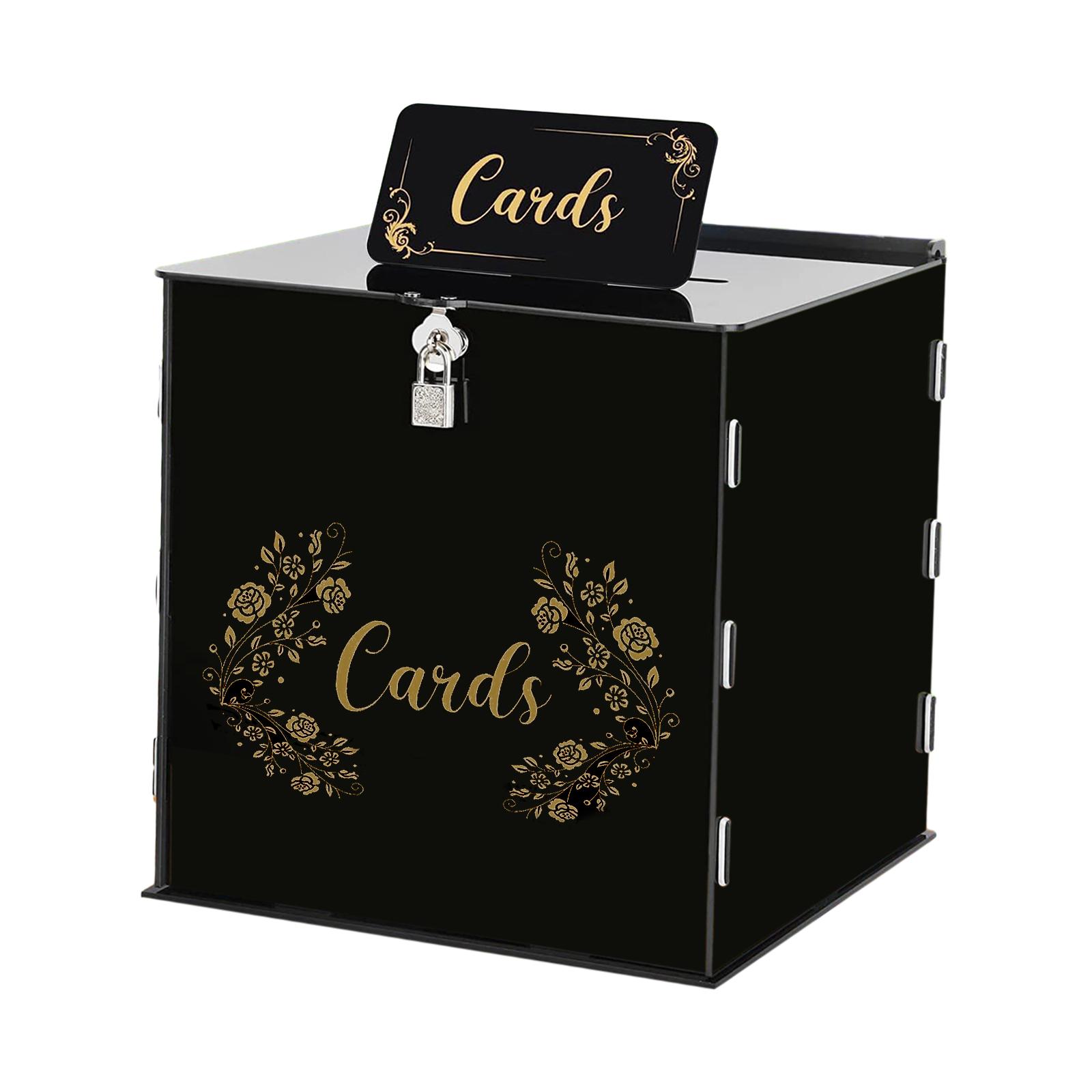 Wedding Card Box - Kotak Kartu Ucapan Pernikahan Akrilik, Kotak