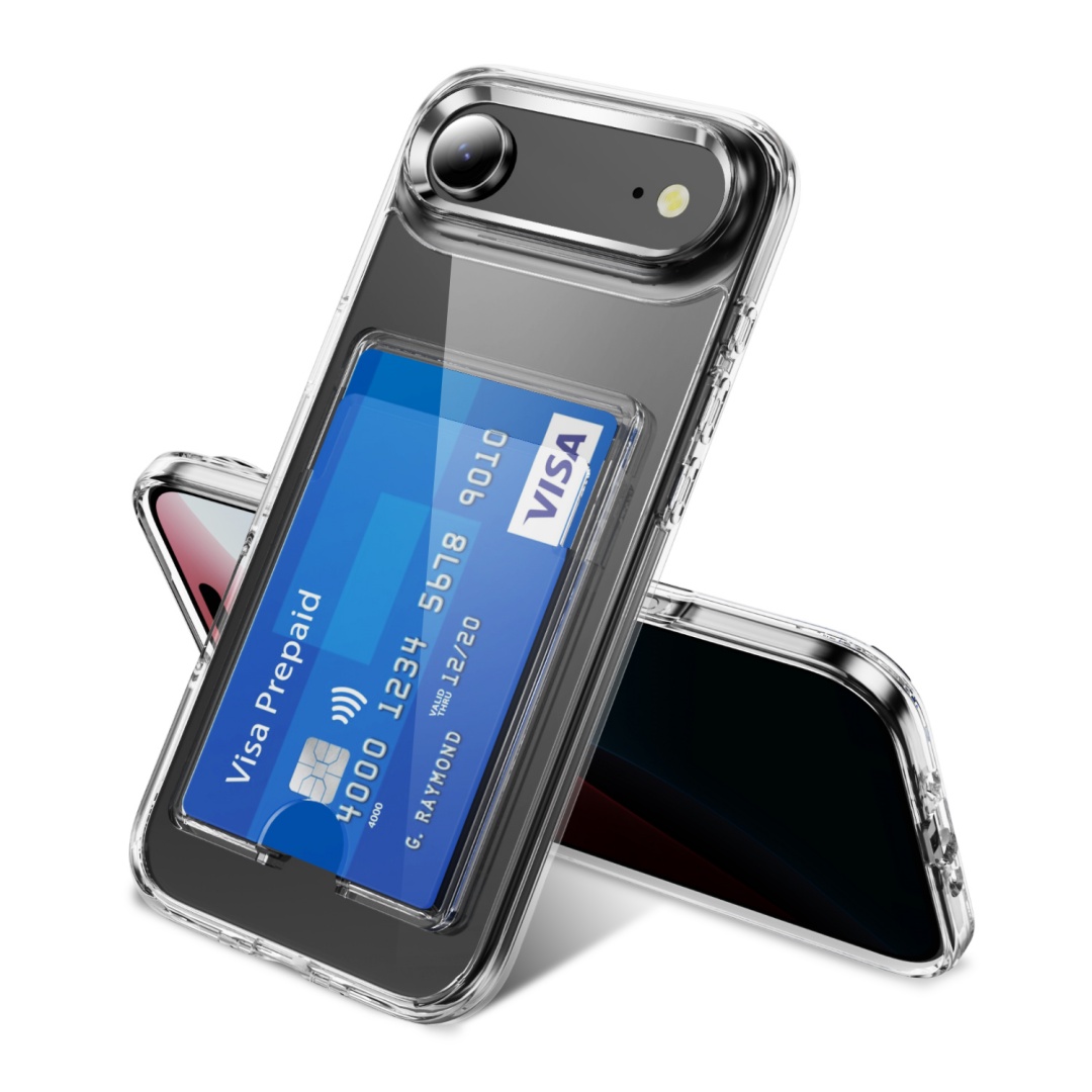 Place Card Holder - Casing Dompet Tempat Slot Kartu Bening