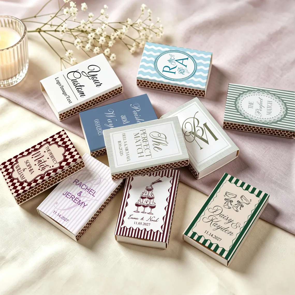 Set Buku Korek Api Pernikahan  - Champagne Tower Set ulasan dan harga