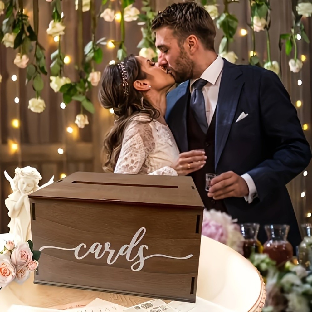 Kotak Kartu Pernikahan Kayu Ba - Wedding Card Box ulasan dan harga