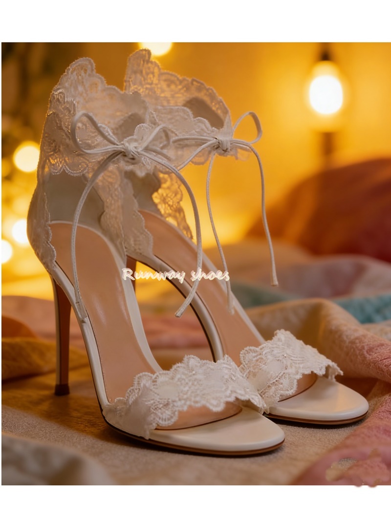 Sepatu Pernikahan Putih dengan - Wedding Fx ulasan dan harga
