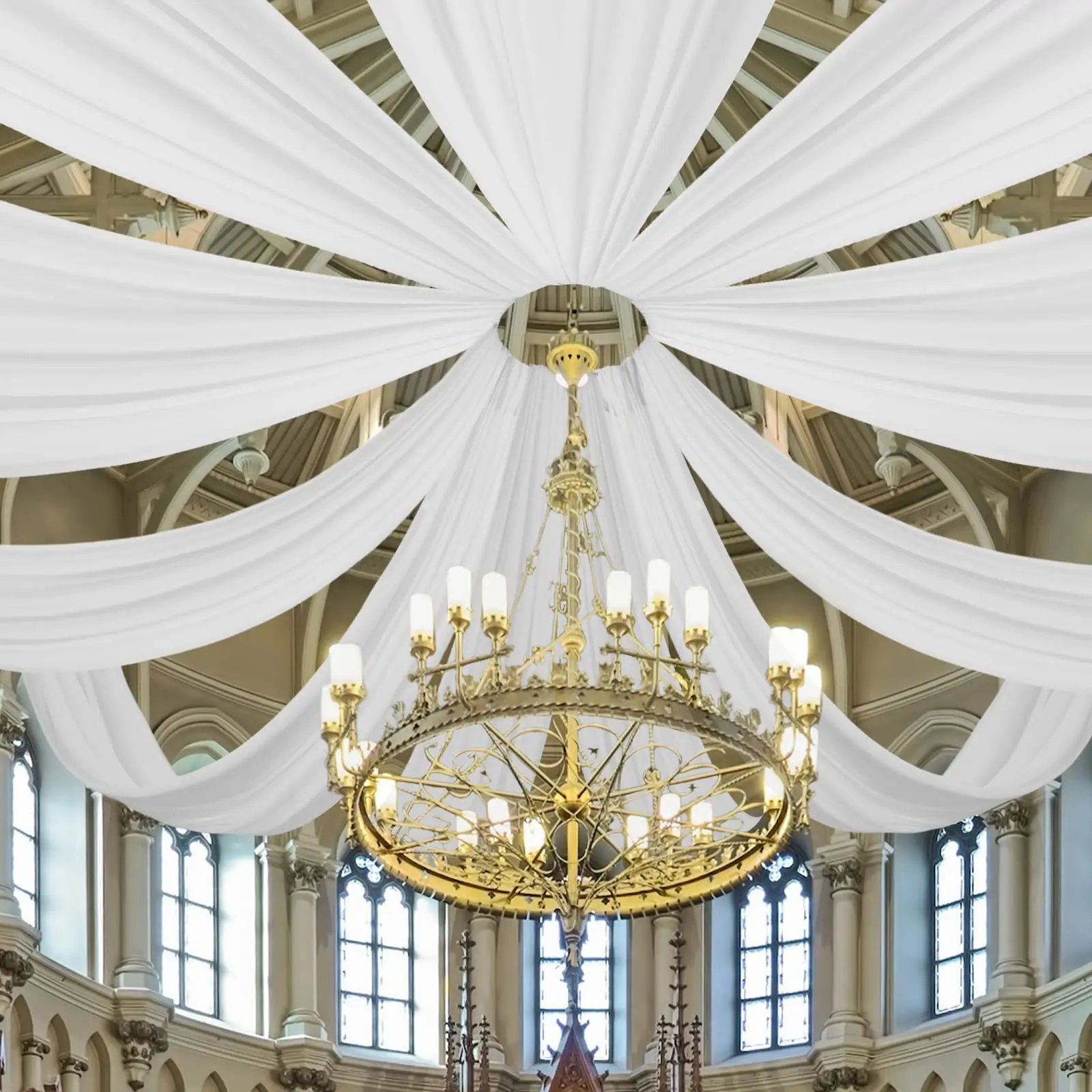 Tirai langit-langit gaun perni - Wedding Ceremony Supply ulasan dan harga