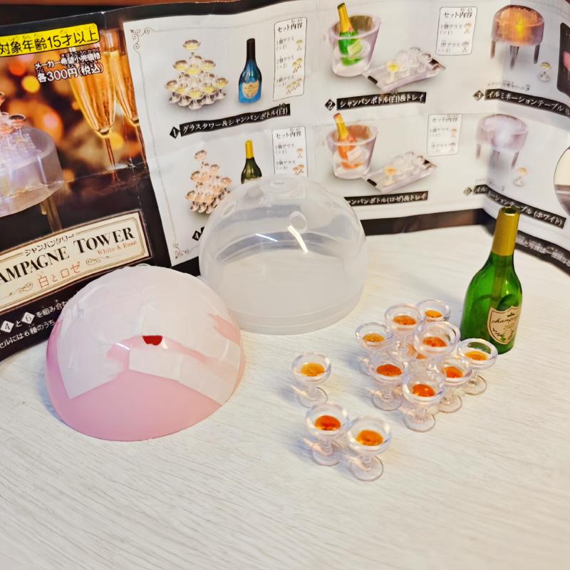Set Menara Sampanye Miniatur E - Champagne Tower Set ulasan dan harga