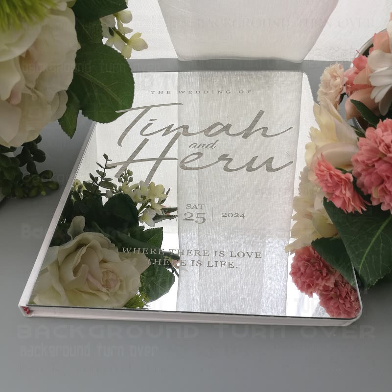 Buku Tamu Pernikahan Personal  - Wedding Ceremony Supply ulasan dan harga