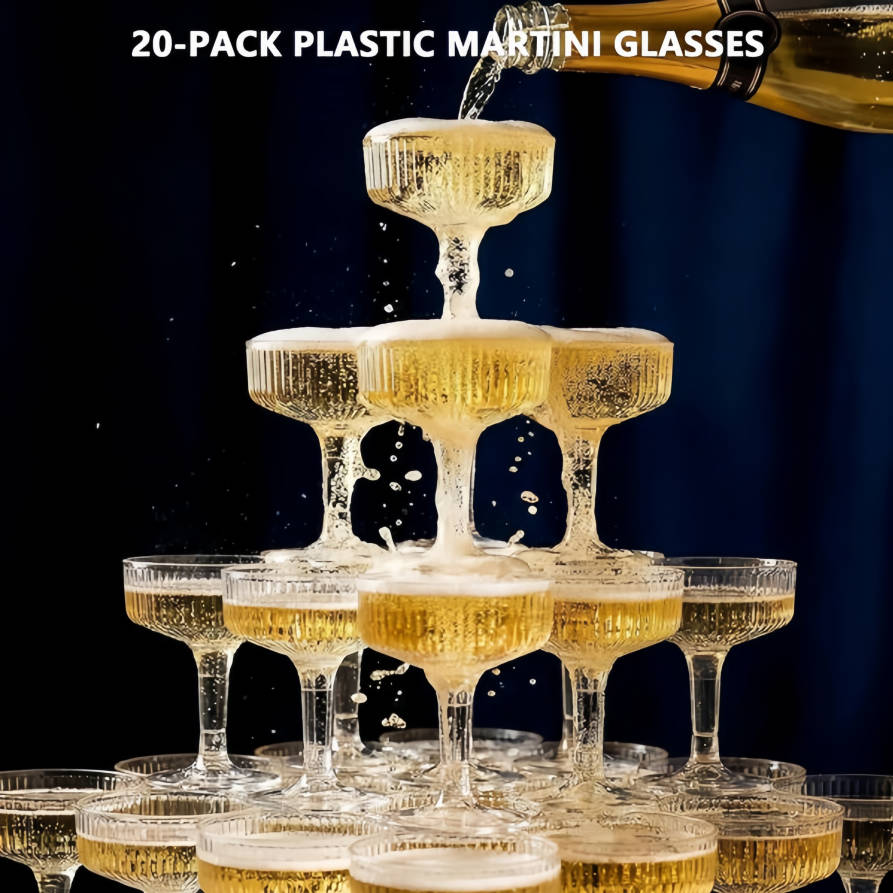 Menara Sampanye Plastik 4-6 Ti - Champagne Tower Set ulasan dan harga