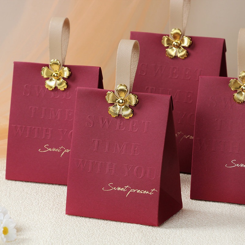 20/50 Buah Kotak Hadiah Merah  - Wedding Supply Wholesale ulasan dan harga