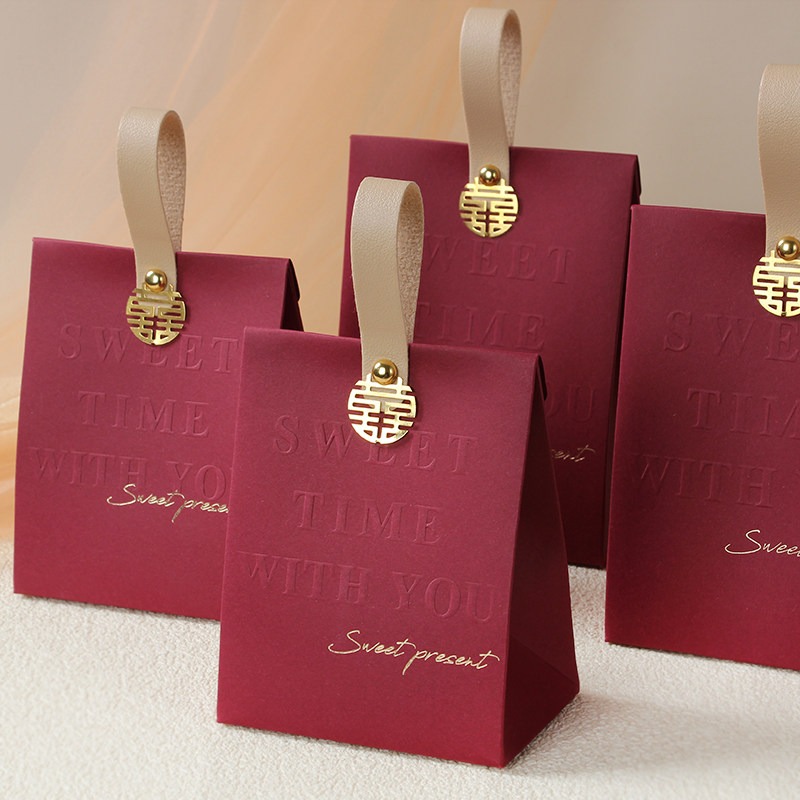 20/50 Buah Kotak Hadiah Merah  - Wedding Supply Wholesale ulasan dan harga