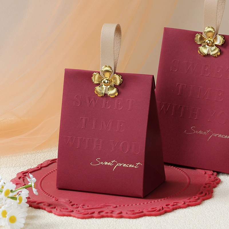 20/50 Buah Kotak Hadiah Merah  - Wedding Supply Wholesale ulasan dan harga