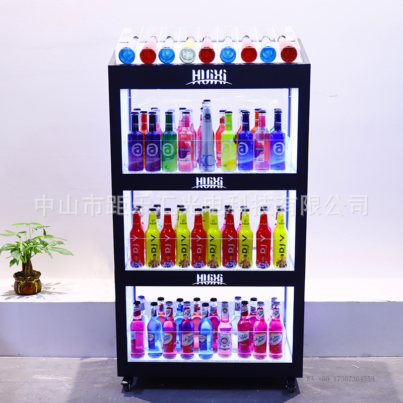 Lemari anggur bercahaya BarKTV - Champagne Tower Set ulasan dan harga
