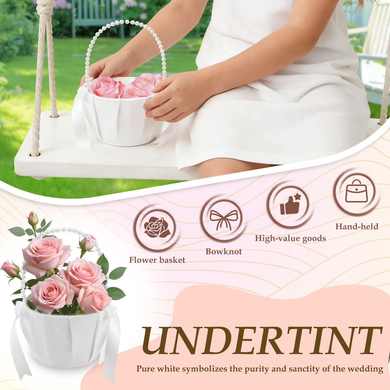 2 Buah Keranjang Bunga Pernika - Wedding Ceremony Supply ulasan dan harga
