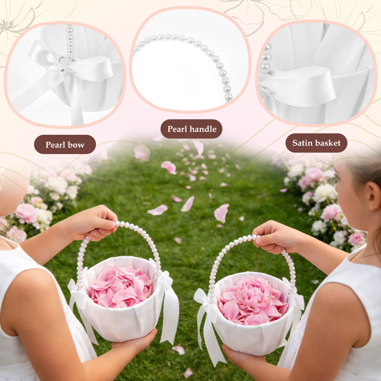 2 Buah Keranjang Bunga Pernika - Wedding Ceremony Supply ulasan dan harga