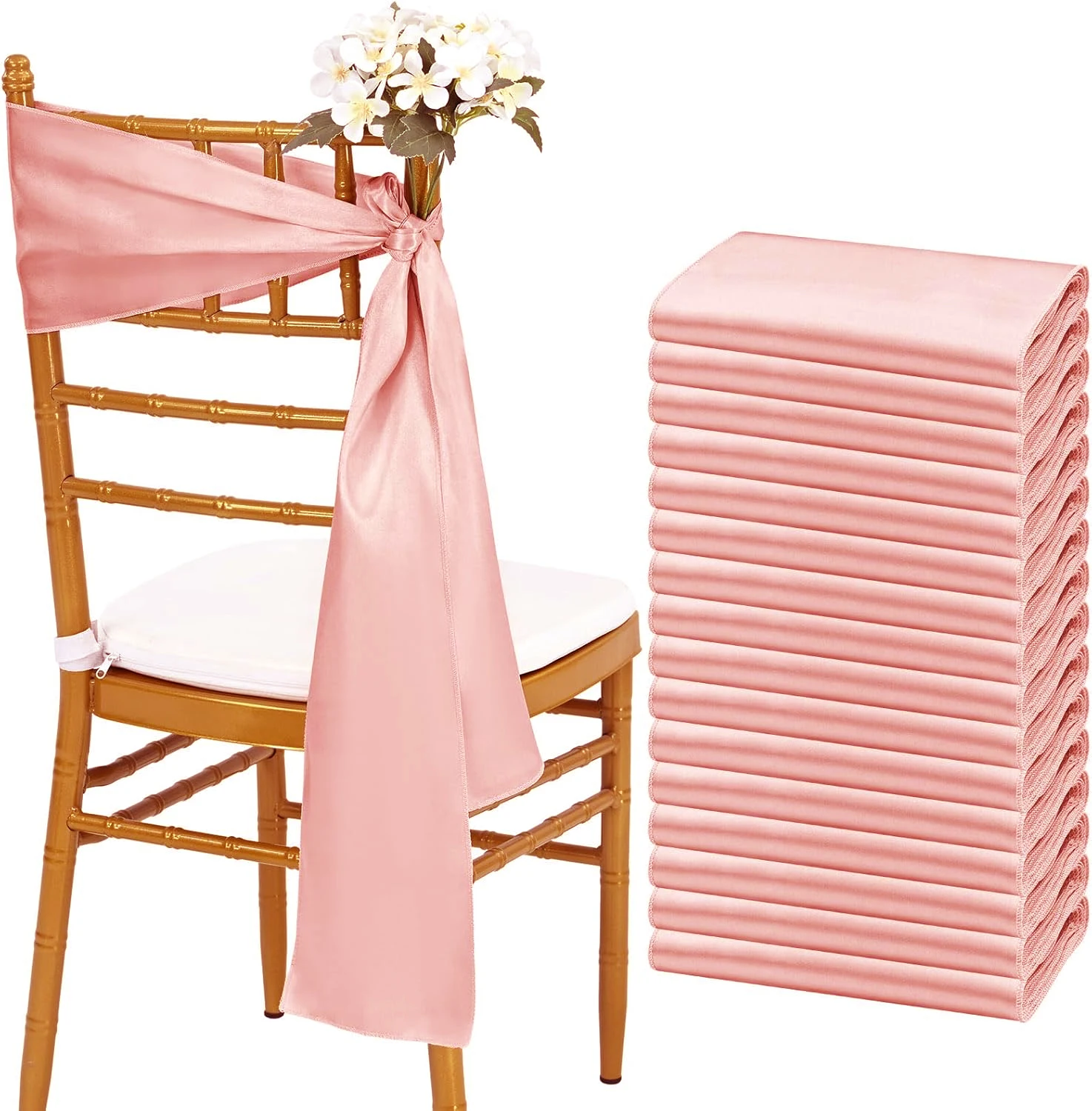 Grosir 10/50pcs Pita Kursi Sat - Wedding Supply Wholesale ulasan dan harga