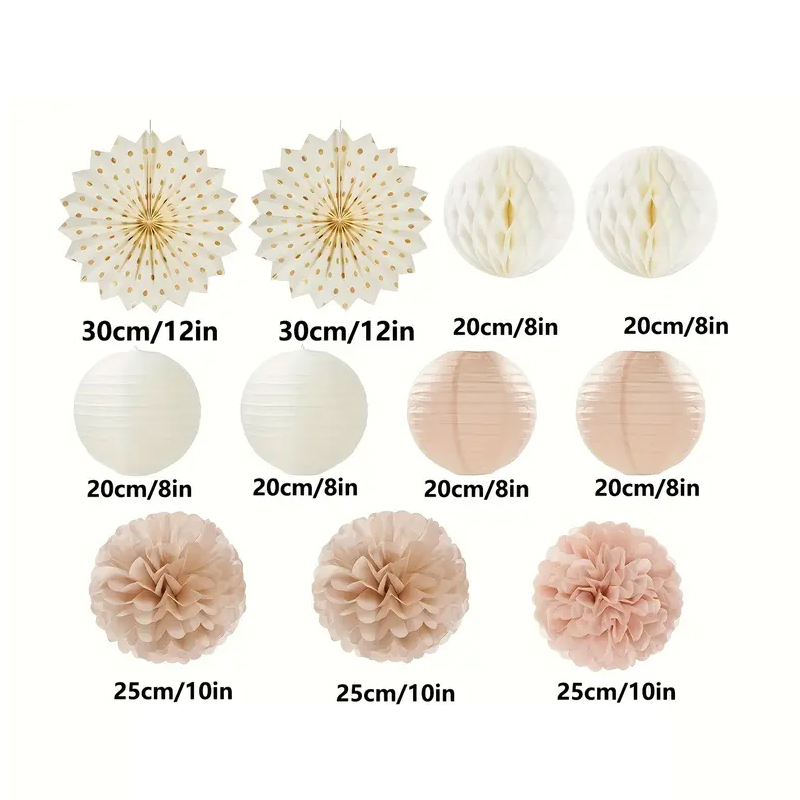 11 Buah Bunga Kertas Warna Ema - Wedding Ceremony Supply ulasan dan harga